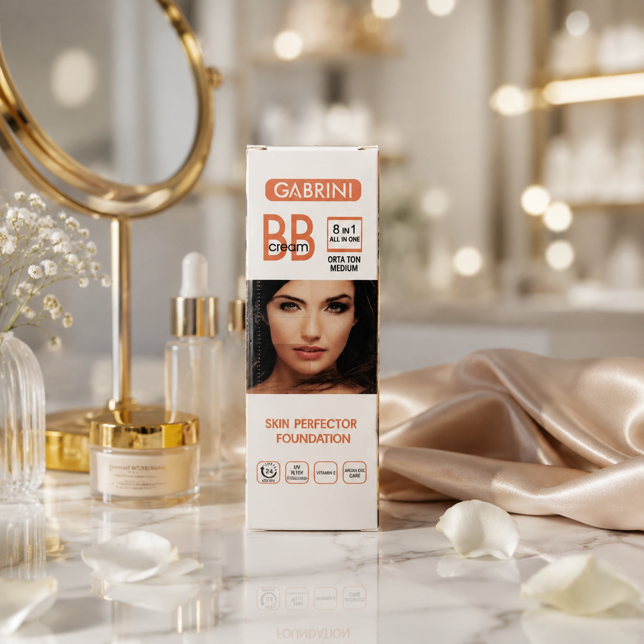 بی بی کرم ۸ کاره ضدآفتاب گابرینی SPF15