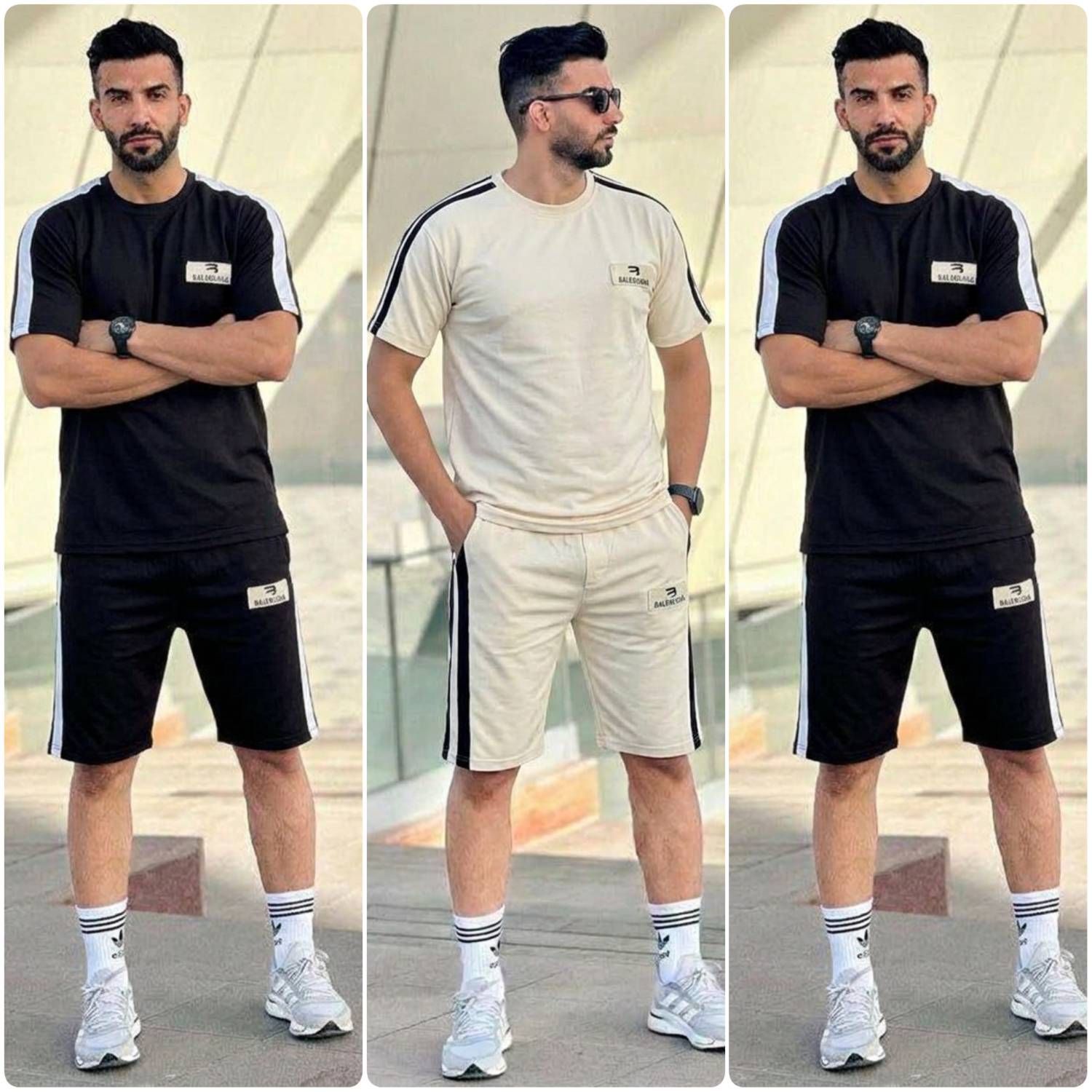 ست تیشرت شلوارک مردانه Balenciaga
