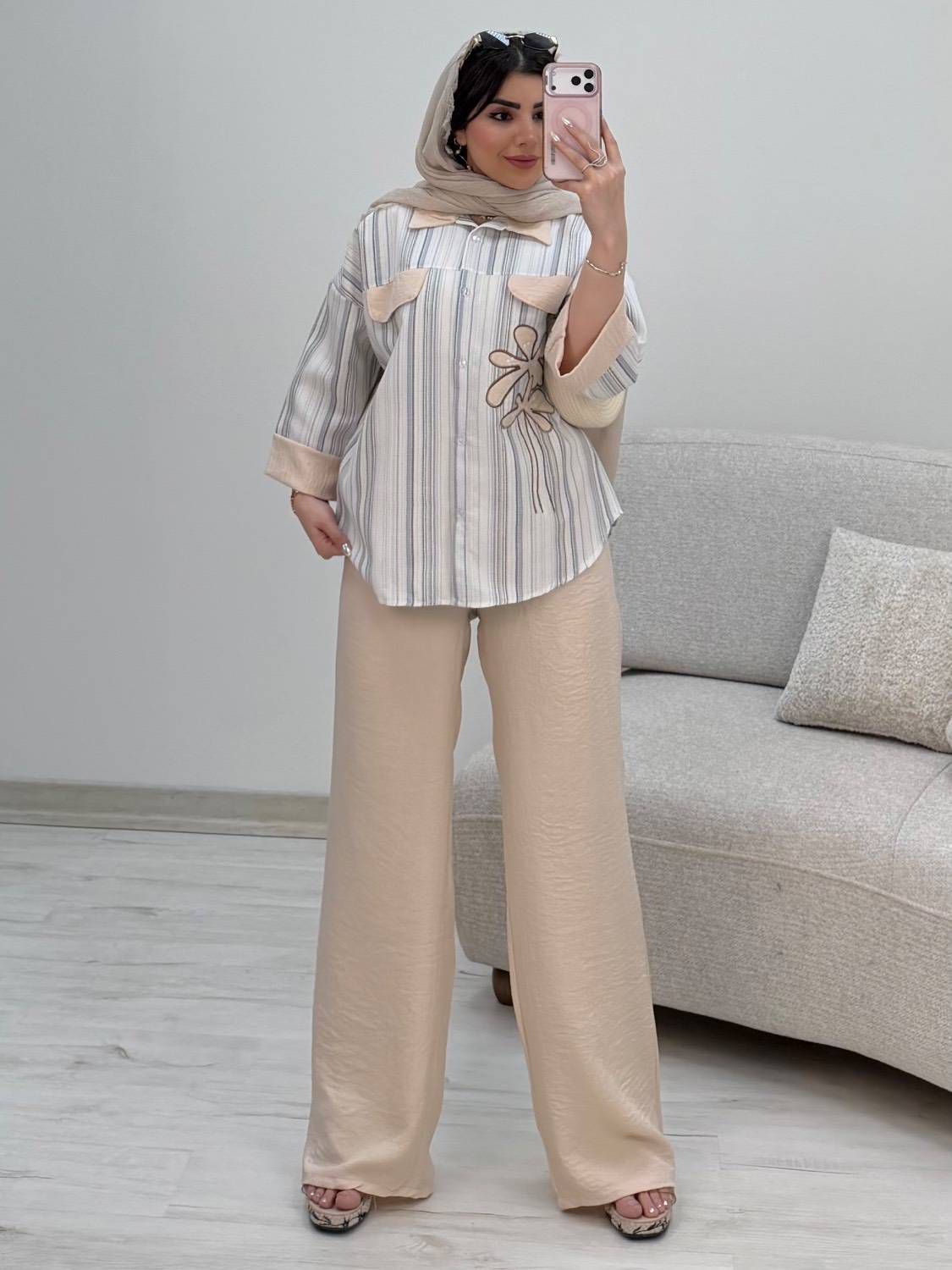 شومیز شلوار نوگل