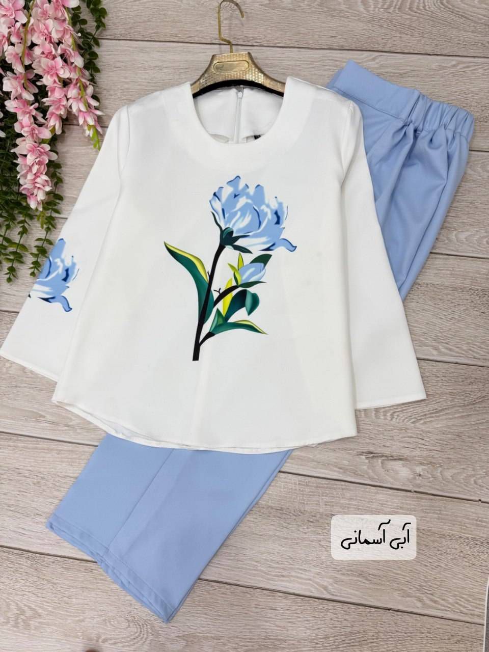 شومیز گل رز