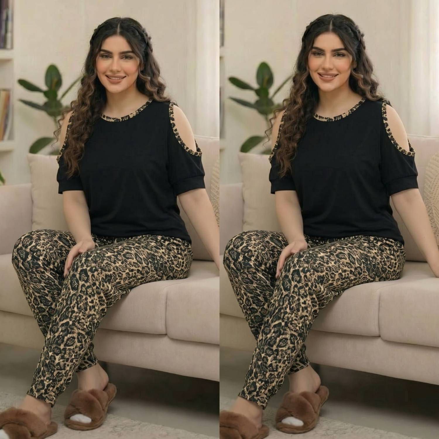 ست تیشرت شلوار خونگی پرنسس