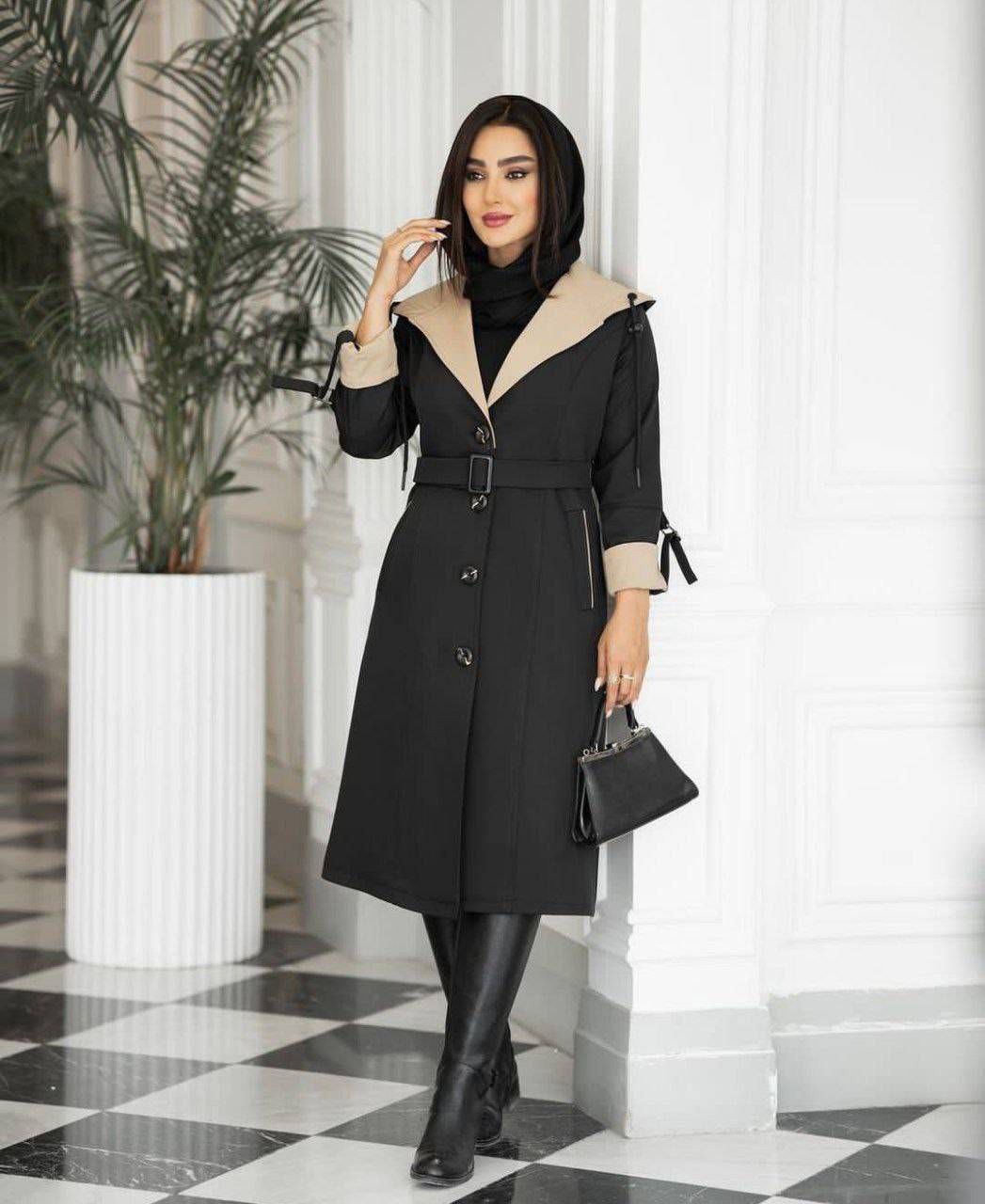 بارونی کلاهدار خانومانه